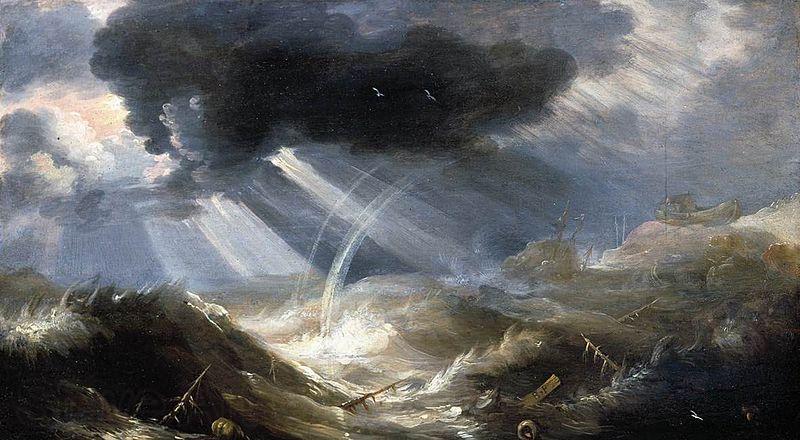 Bonaventura Peeters The Great Flood Norge oil painting art